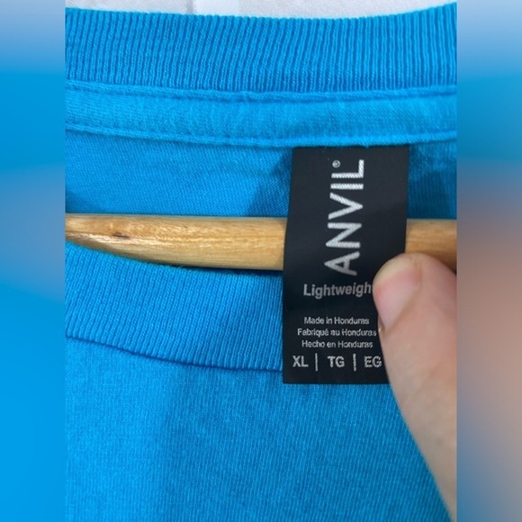 Anvil Womens Size 2XL Ocean Blue Im A Hooker On The Weekend Fishing T-Shirt - Picture 5 of 5